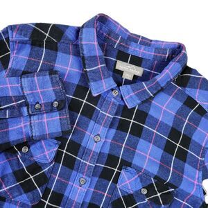 Eddie Bauer Flannel Shirt Girls XXL Outdoors Hiking Gorpcore Granola‎ Girl Urban